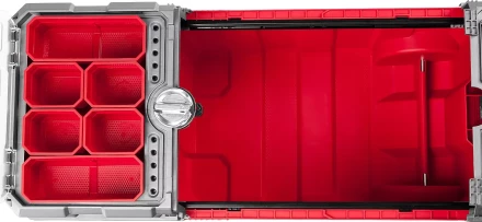 Ящики для инструмента на колесах МЕГА-БОКС серия ПРОФЕССИОНАЛ цвет черный купить в Нижневартовске