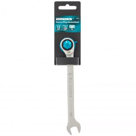 Ключ комбинированный трещоточный 12 мм количество зубьев 100 Gross 14850 купить в Нижневартовске