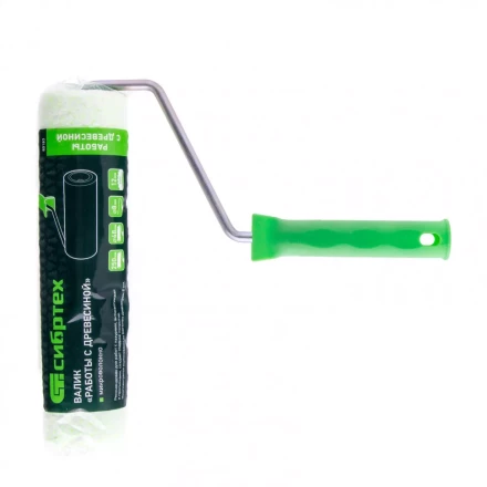 Валик "Работы с древесиной" 250 мм ворс 12 мм D 48 мм D ручки 8 мм микроволокно Сибртех 80183 купить в Нижневартовске