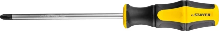 Отвертка STAYER "MASTER" "HERCULES", Сr-V, противоскользящая рукоятка, PH3x150мм 25052-3-15_z02 купить в Нижневартовске