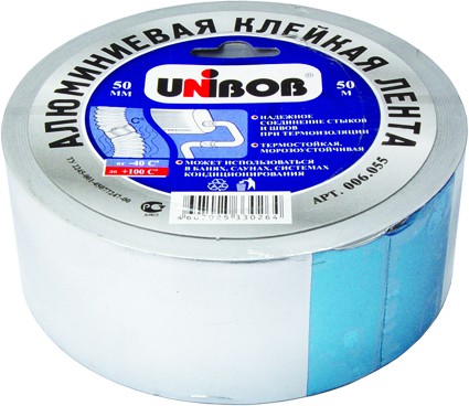 Лента клейкая алюминиевая 50 х 40 / P 88814 купить в Нижневартовске