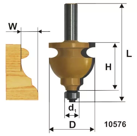 Фреза кромочная фигурная ф445х28мм хв 12мм 10576 купить в Нижневартовске