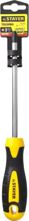 Отвертка STAYER "MASTER" "ТECHNO", двухкомпонентная рукоятка, магнитный наконечник, Cr-V, PH3x150мм 2508-3-15_z02 купить в Нижневартовске