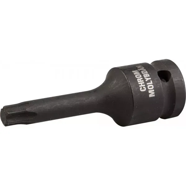 Торцовая головка KRAFTOOL "INDUSTRIE QUALITAT" ударная (1/2"), TORX, Cr-Mo, фосфатированная, T45 27952-45_z01 купить в Нижневартовске