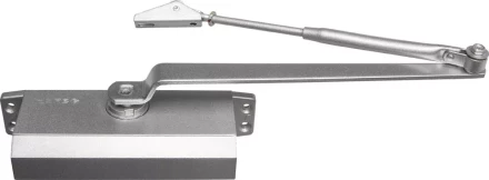 Доводчик дверной ЗУБР для дверей массой до 80 кг, цвет серебро 37910-80 купить в Нижневартовске