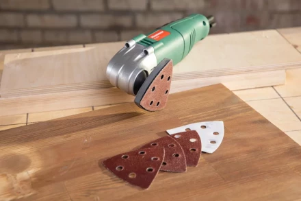 Лист шлифовальный HAMMER MF-AC 003 80 мм, Р 100, по дереву купить в Нижневартовске