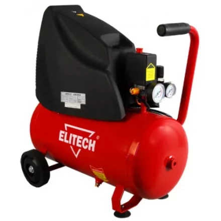 Компрессор безмасляный поршневой прямой привод Elitech КПБ 190/24+4К купить в Нижневартовске