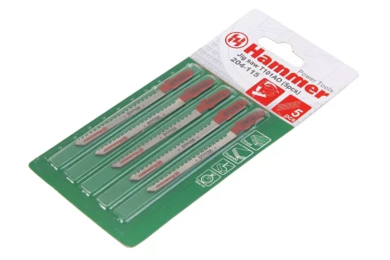 Пилки для лобзика HAMMER JG WD T101AO (5шт.) купить в Нижневартовске