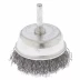 Щетка для дрели 65 мм "чашка" со шпилькой витая проволока  СИБРТЕХ 744777 купить в Нижневартовске