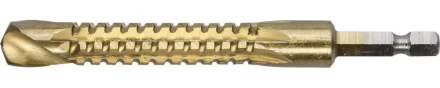 ЗУБР. Сверло фрезеровальное по дереву и тонкому листовому металлу, шестигранный хвостовик 1/4", 12х110мм 29966-12 купить в Нижневартовске