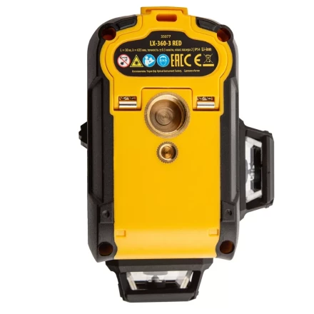 Лазерный уровень мультипризменный LX 360-3 Red, 30 м, 635 нм, аккумулятор Li 2800 мАч, резьба 5/8" Denzel 35077 купить в Нижневартовске