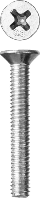 Винт ЗУБР DIN 965, класс прочности 8.8, оцинкованный, M5x40 мм, ТФ6, 6 шт. 4-303116-05-040 купить в Нижневартовске