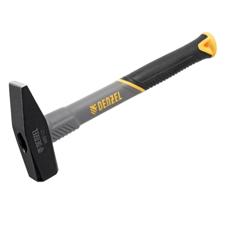 Молоток слесарный, 600 г Denzel, кованый, фибергласовая рукоятка c TPR покрытием, 10486 купить в Нижневартовске