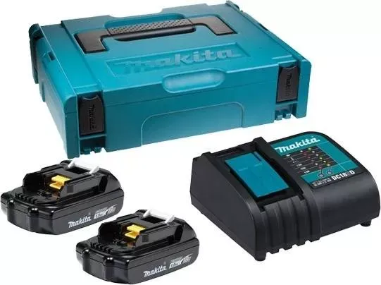 Набор 2 аккумулятора Makita BL1815B 1.5 Ач и Зарядное устройство DC 18 SD (197143-8) купить в Нижневартовске