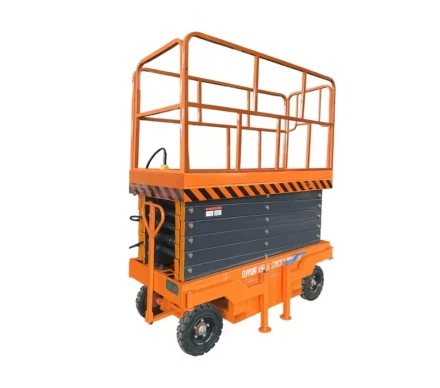 Подъемник ножничный передвижной 500 кг 12/14 м TOR SJY DC аккумуляторный (G) 1037818 купить в Нижневартовске