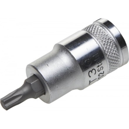 Торцовая бита-головка KRAFTOOL &quot;INDUSTRIE QUALITAT&quot;, материал S2, TORX, сатинированная, 1/2&quot;, Т30 27905-30_z01 купить в Нижневартовске