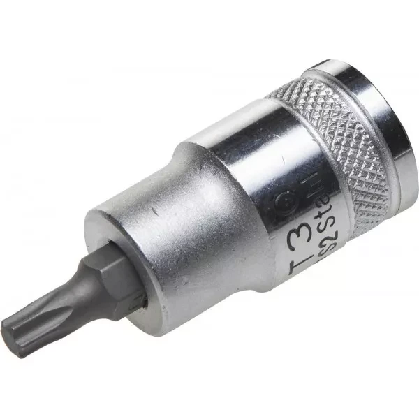 Торцовая бита-головка KRAFTOOL "INDUSTRIE QUALITAT", материал S2, TORX, сатинированная, 1/2", Т30 27905-30_z01 купить в Нижневартовске