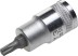 Торцовая бита-головка KRAFTOOL &quot;INDUSTRIE QUALITAT&quot;, материал S2, TORX, сатинированная, 1/2&quot;, Т30 27905-30_z01 купить в Нижневартовске