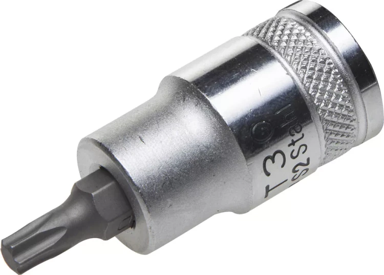 Торцовая бита-головка KRAFTOOL "INDUSTRIE QUALITAT", материал S2, TORX, сатинированная, 1/2", Т30 27905-30_z01 купить в Нижневартовске