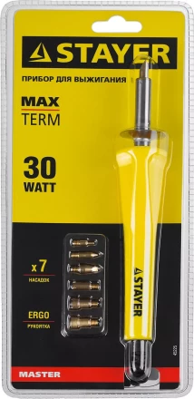 Прибор STAYER "MASTER" для выжигания с набором насадок, 7шт 45225 купить в Нижневартовске