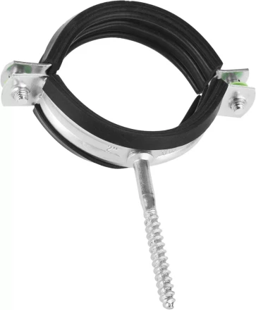 ЗУБР. Хомут трубный оцинкованный, с шурупом, 2", 1шт 37854-58-63-1 купить в Нижневартовске