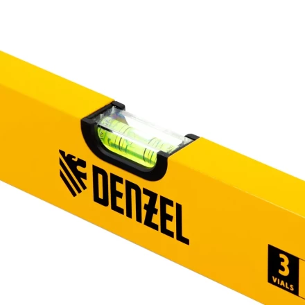 Уровень алюминиевый, 800 мм, фрезерованный, 3 глазка Denzel 33682 купить в Нижневартовске