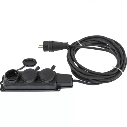 Удлинитель электрический силовой 20 м 3 х 1,5 мм 16 А тип УХЗ-16 Россия Denzel 96026 купить в Нижневартовске