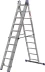 Лестница ЗУБР универсальная, трехсекционная со стабилизатором, 10 ступеней 38831-10 купить в Нижневартовске
