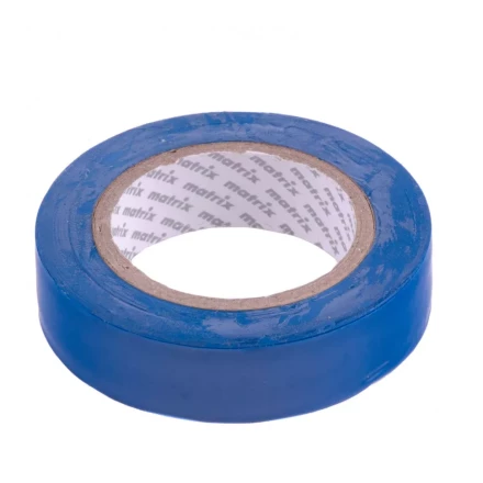 Изолента ПВХ 15 мм х 10 м синяя 150 мкм Matrix 88770 купить в Нижневартовске