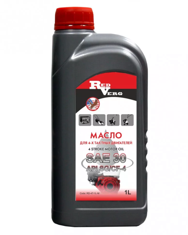 Масло RedVerg 4-такт SAE 30 (1л) минеральное купить в Нижневартовске