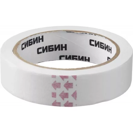 CИБИН. Малярная лента, креповая, 25мм х 25м 12111-25_z01 купить в Нижневартовске