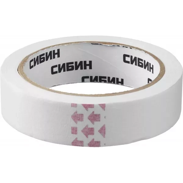 CИБИН. Малярная лента, креповая, 25мм х 25м 12111-25_z01 купить в Нижневартовске