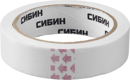 CИБИН. Малярная лента, креповая, 25мм х 25м 12111-25_z01 купить в Нижневартовске