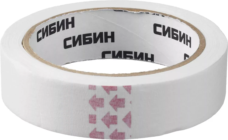 CИБИН. Малярная лента, креповая, 25мм х 25м 12111-25_z01 купить в Нижневартовске