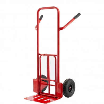 Тележка ручная двухколесная TTP2-01 грузоподъемность 190 кг пневматические колеса d 260 мм платформа 580 х 290 мм Сибртех 68944 купить в Нижневартовске
