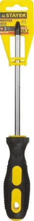 Отвертка STAYER "MASTER", двухкомпонентная рукоятка, магнитный наконечник, PH3x150мм 2510-3-15_z01 купить в Нижневартовске