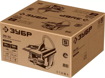 ЗУБР d 254 мм, 1900 Вт, настольный распиловочный станок (СРЦ-254) купить в Нижневартовске