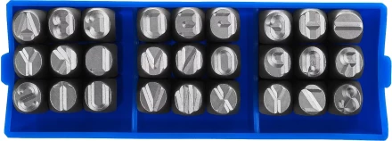 Клейма ЗУБР буквенные латинские, шрифт 8мм 21505-08_z01 купить в Нижневартовске