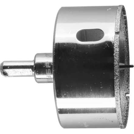 Коронка ЗУБР алмазная в сборе по кафелю, керамике с центрирующим сверлом и имбусовым ключом, зерно 60, 68мм 29850-68 купить в Нижневартовске