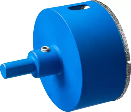 Коронка ЗУБР алмазная в сборе по кафелю, керамике с центрирующим сверлом и имбусовым ключом, зерно 60, 68мм 29850-68 купить в Нижневартовске