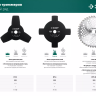 ЗУБР НТ-3, 255 мм, 3T, нож для триммера (71140) купить в Нижневартовске