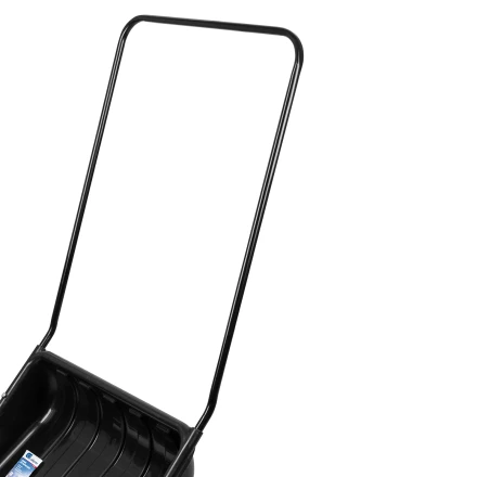 Движок для уборки снега пластиковый, 690х470х1420 мм, стальная рукоятка, Сибртех 61642 купить в Нижневартовске