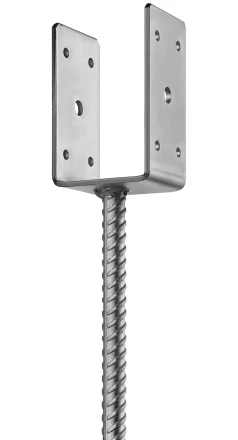 ЗУБР ОС-U, 71 x 120 x 60 мм, U-образное основание столба (310286-070) купить в Нижневартовске