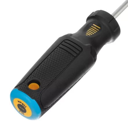 Отвертка SL5x150 мм, CrV, трехкомпонентная рукоятка Denzel 12197 купить в Нижневартовске