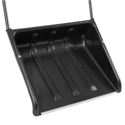 Движок для уборки снега пластиковый Сибртех, 570 х 470 х 1300 мм, стальная рукоятка, Россия, 615925 купить в Нижневартовске