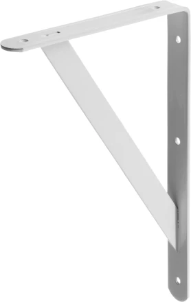Уголок-кронштейн STAYER "MASTER", усиленный, 300х200х30х4мм, белый 37422-1 купить в Нижневартовске