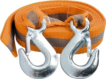 Трос буксировочный 2,5 тонны 2 крюка пакет  STELS Россия 54371 купить в Нижневартовске