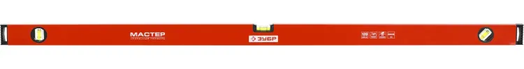 Уровень ЗУБР коробчатый, крашеный, 2 ампулы, фрезерованная базовая поверхность, 120 см 34584-120 купить в Нижневартовске