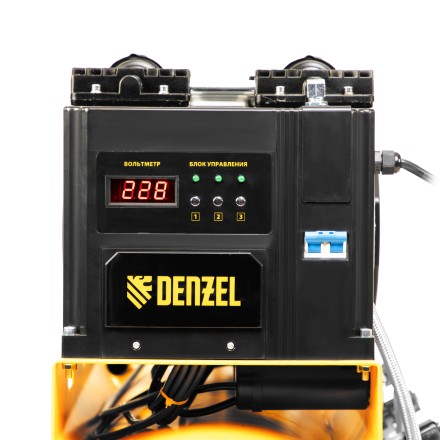 Компрессор безмасляный, малошумный Denzel DLS 3300/100, 3300 Вт,3x1100, 100 л, 570 л/мин ,блок управления купить в Нижневартовске