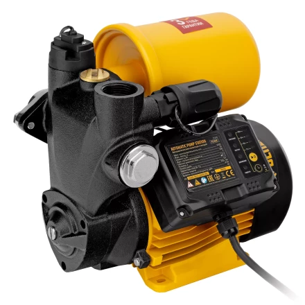 Насосная станция Denzel PS500C, 500 Вт, напор 35 м, 2200 л/ч, ресивер 2 л, блок управления 97249 купить в Нижневартовске